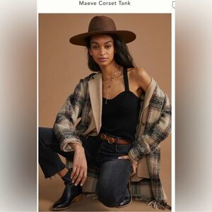 Anthropologie Maeve Corset Tank size M